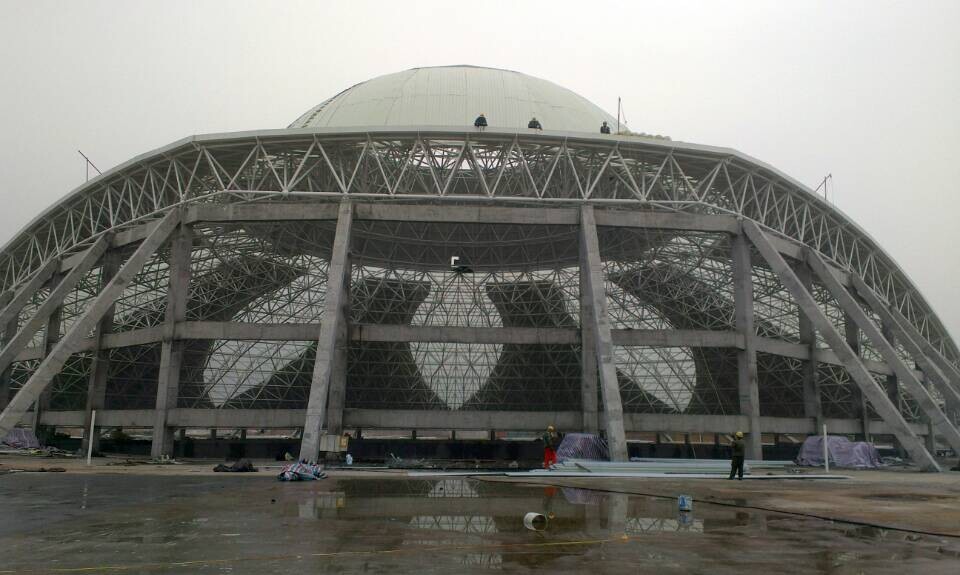 即墨温泉馆网架工程