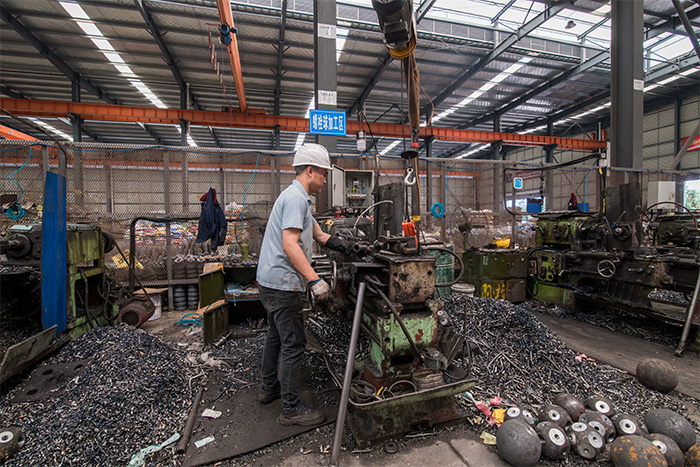 即墨网架配件-螺栓球加工车间